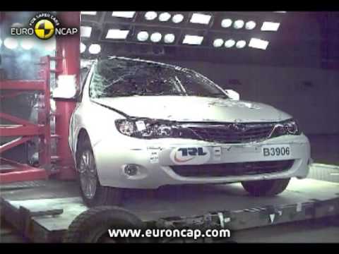 Видео краш-теста Subaru Impreza wrx sti с 2008 года