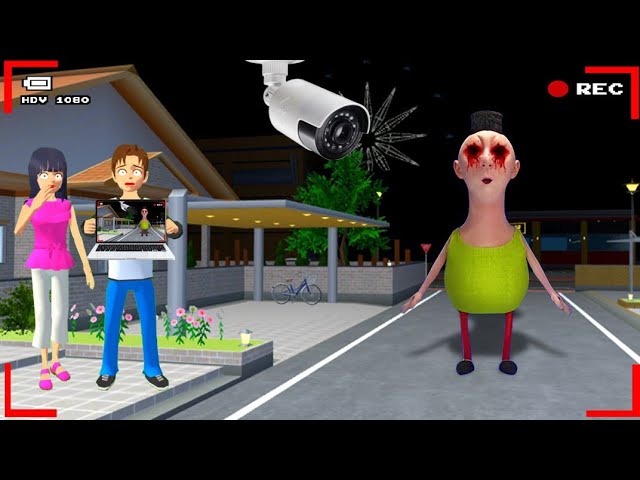 Yuta Mio Panik CCTV Merekam HANTU HAMOOD HABIBI Di Depan Rumah😱 | Sakura School Simulator