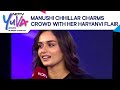 Manushi Chhillar Interview | Manushi Chhillar Charms Crowd With Her Haryanvi Flair At NDTV Yuva 2025