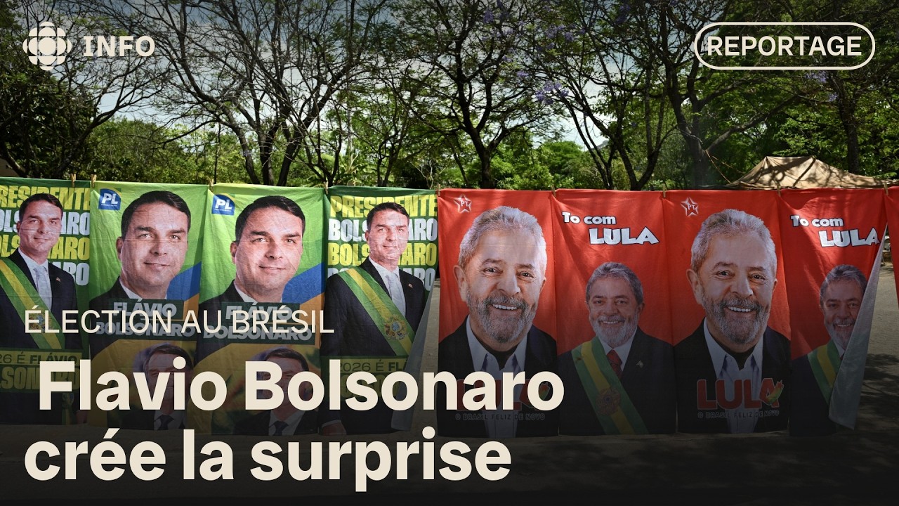 Présidentielle au Brésil : Flavio Bolsonaro devance Lula et l’affrontera au second tour