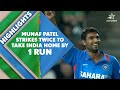 Munaf Patel Holds His Nerves to Take India Over the Line by 1 Run in 2011