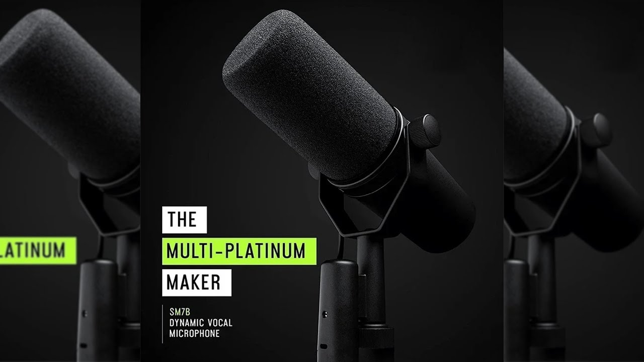 Pratinjau video produk TAVOSO Mikrofon Kondenser XLR Condenser Microphone Studio Recording - SM7B