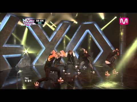EXO_Inrto + 늑대와 미녀 (Intro + Wolf by EXO@Mcountdown 2013.5.30)