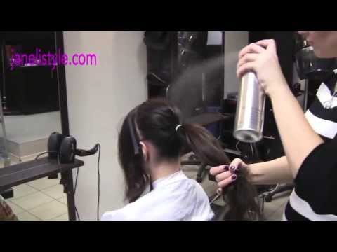 Valentine's day hairstyle: "Romantic French Twist" part1