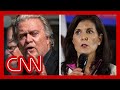 Hear what Steve Bannon said about Nikki Haley as Trumps possible VP