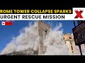 Rome Tower Collapse Rescue LIVE: Authorities Scramble to Rescue Worker Trapped
