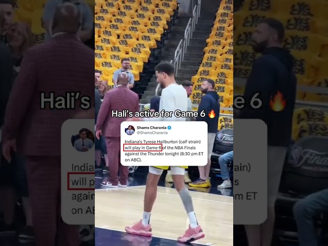Tyrese Haliburton’s putting it all on the line 👀
