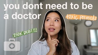 why I quit premed | I'm not going to medical school
