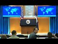 LIVE: State Department briefing with Matthew Miller  - 01:01:12 min - News - Video