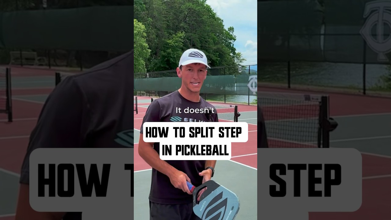 How To Split Step In Pickleball😯