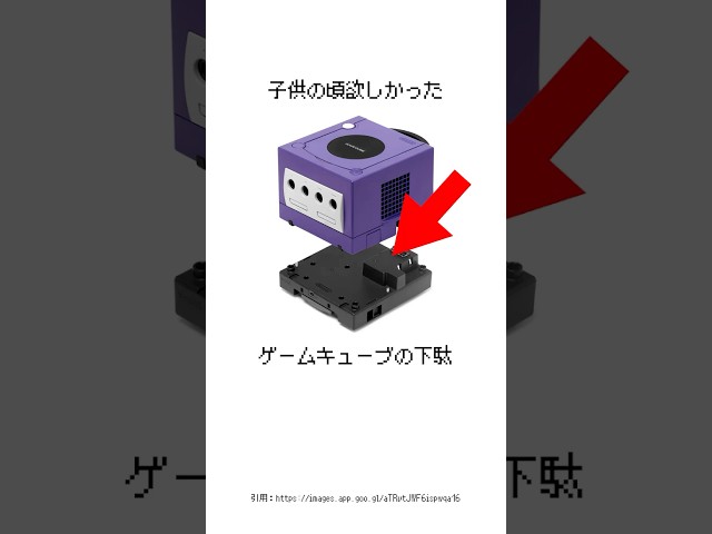 子供の頃欲しかった ゲームキューブの下駄