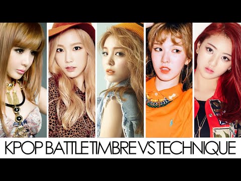 Kpop Battle Timbre VS Technique (Female)