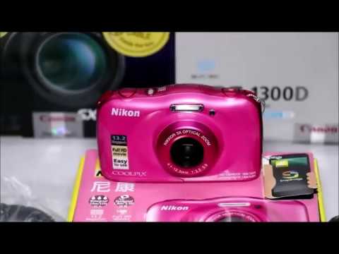 video Nikon Coolpix W100 Kamera blau