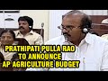Prathipati Pulla Rao to announce AP Agriculture Budget today
