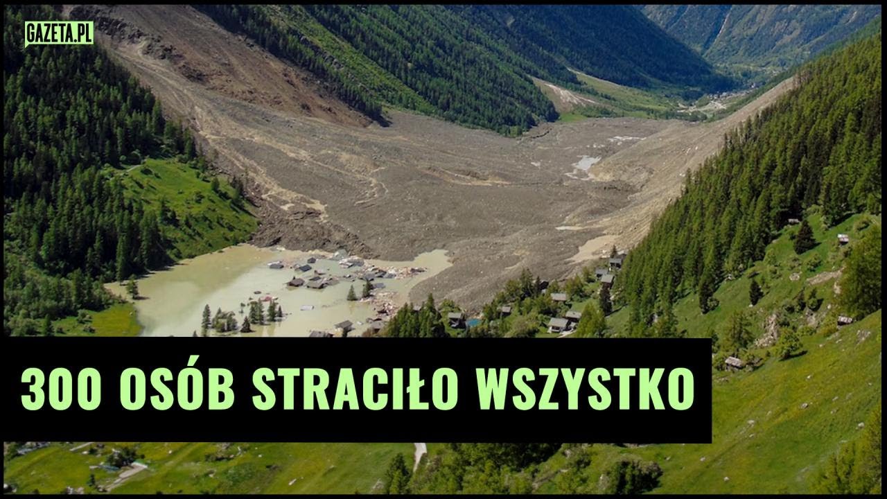 Ogromna lawina zniszczyła szwajcarską wieś! Lodowiec Birch runął | Gazeta.pl