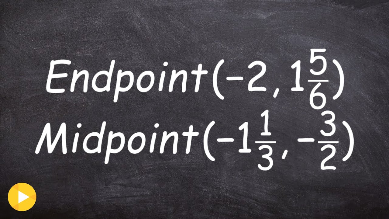 geometry-finding-one-endpoint-when-given-a-midpoint-and-endpoint-youtube