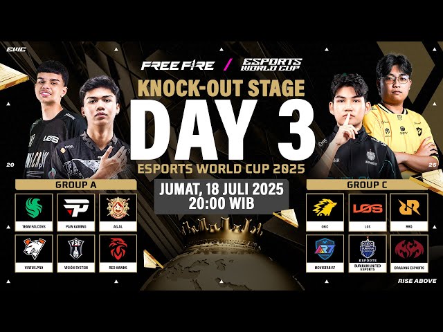 [ID] ESPORTS WORLD CUP 2025 | KNOCKOUT STAGE DAY 3