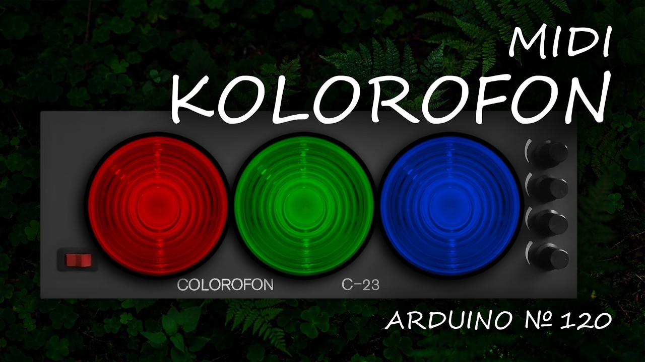 Arduino 120: Kolorofon MIDI