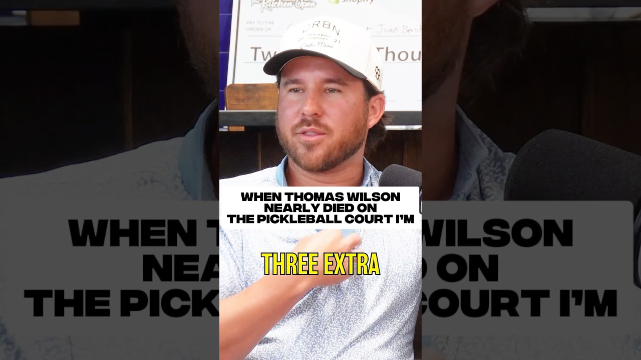 When Thomas Wilson almost died on the pickleball court 😥