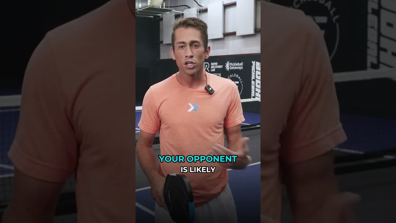 Modern pickleball strategies for winning the middle 🔥⁠ #pickleball #pickleballtips #sports