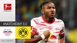 Incredible Nkunku Performance! | RB Leipzig — Dortmund 2-1 | All Goals | MD 11 – Bundesliga 21/22