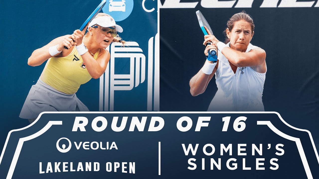 Anna Leigh Waters v Salome Devidze at the Veolia Lakeland Open