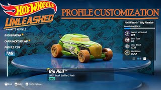 Profile Customization | HOT WHEELS: UNLEASHED (2021, PC)