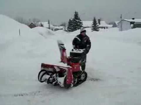 Honda hybrid snowblower youtube #2