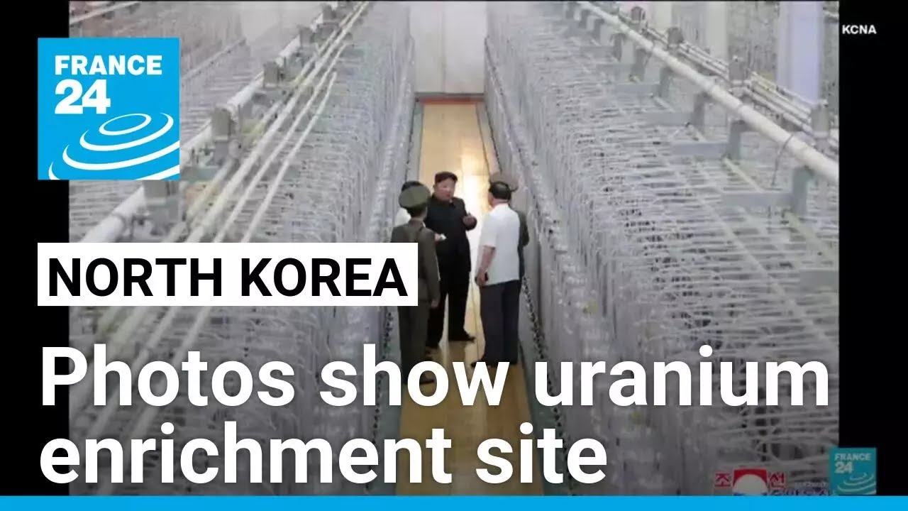 North Korea shows first photos of banned uranium enrichment site • FRANCE 24 English