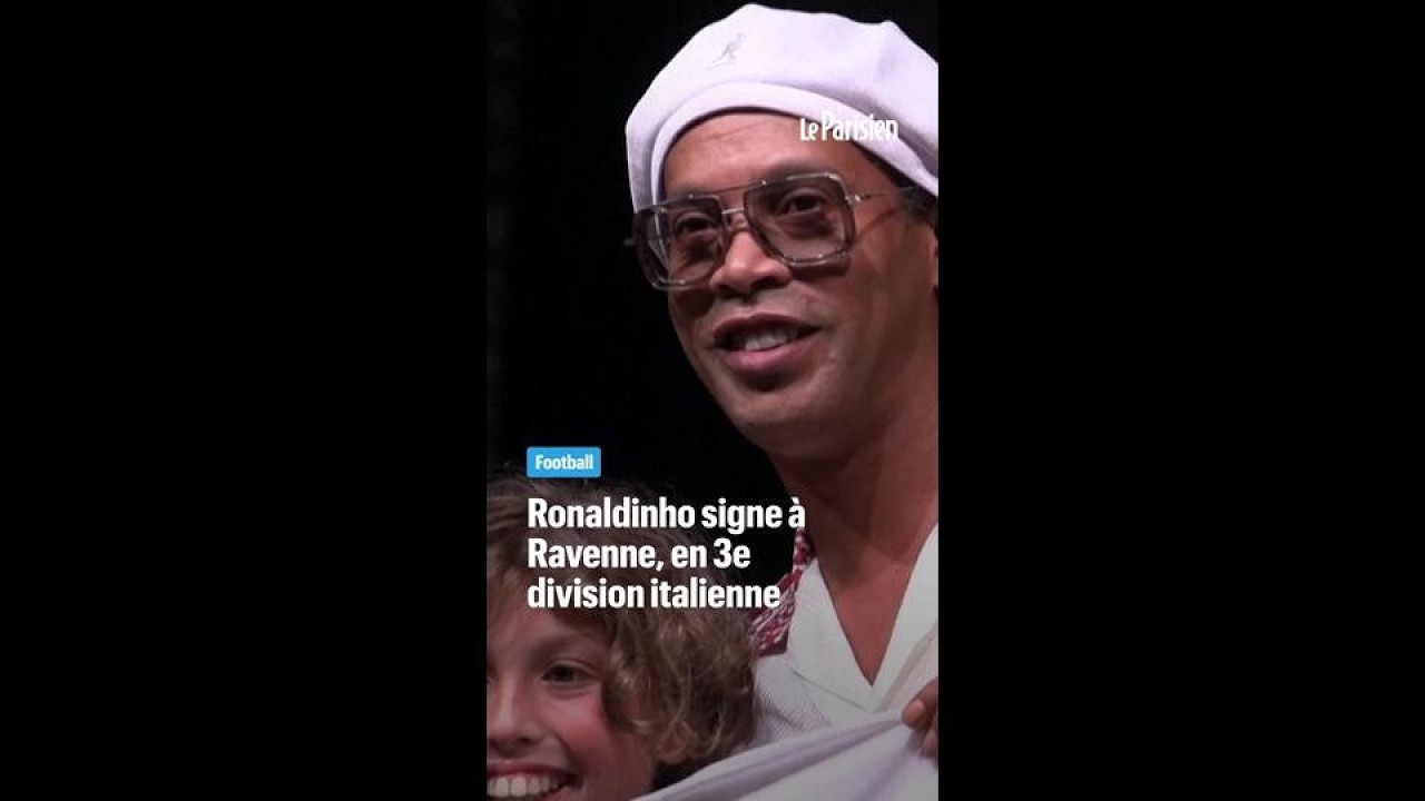 « Très heureux » : Ronaldinho rechausse les crampons à 46 ans