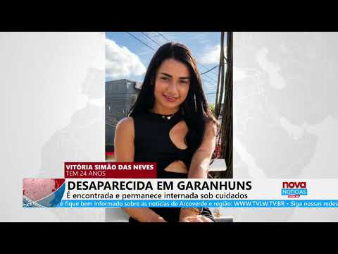 #NovaNotíciasInterior JOVEM DESAPARECIDA É ENCONTRADA E PERMANECE INTERNADA