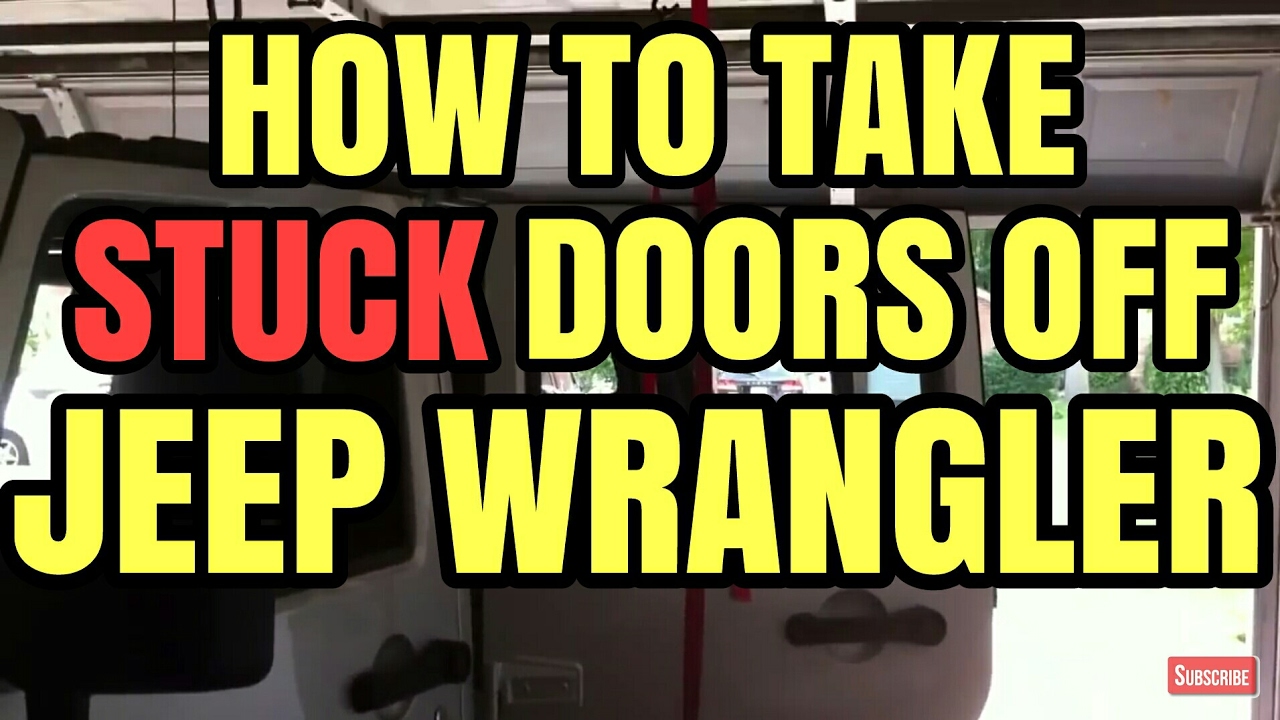 How to take the doors off a jeep wrangler #2