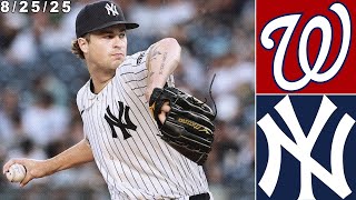 New York Yankees Highlights: vs Washington Nationals | 8/25/25