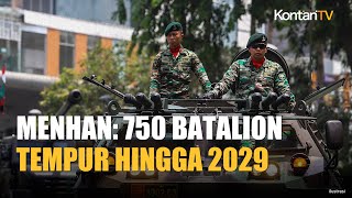 Menhan Ungkap Target 750 Batalion Tempur TNI AD hingga 2029