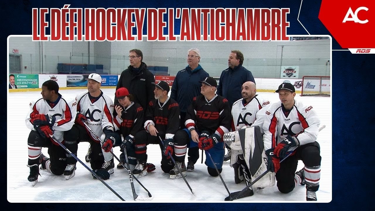 Le défi hockey des panélistes de l'Antichambre