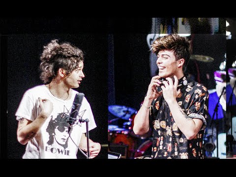 MATTY & STASH - on the radio (The 1975 & The Kolors) - interview with backstage Matthew Healy