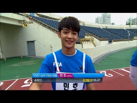 【TVPP】Minho(SHINee) - M Hurdles Final, 민호(샤이니) - 남자 허들 금메달 @ Idol Star Olympics