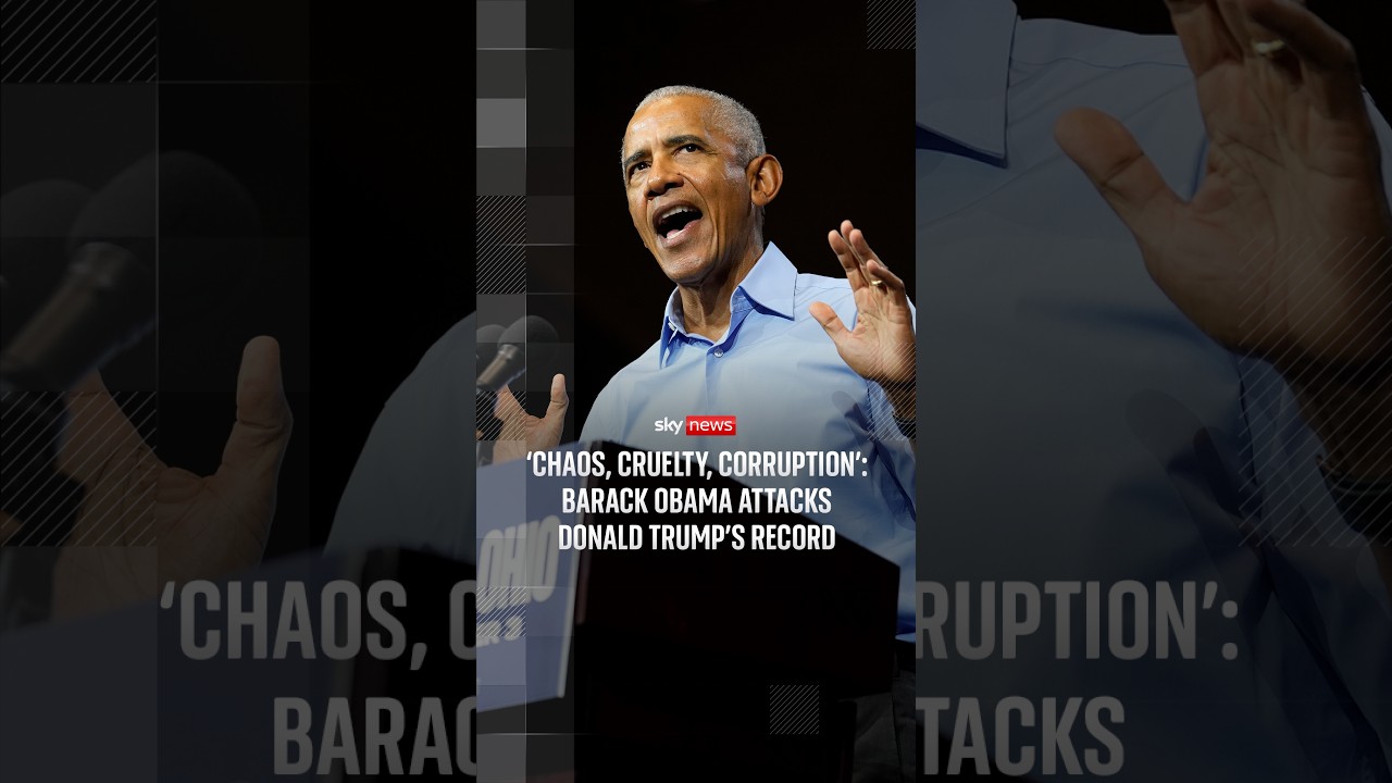 'Chaos, cruelty, corruption': Barack Obama attacks Donald Trump's record