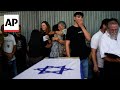 Funeral held in Srigim, Israel for German-Israeli hostage killed by Hamas Shani Louk