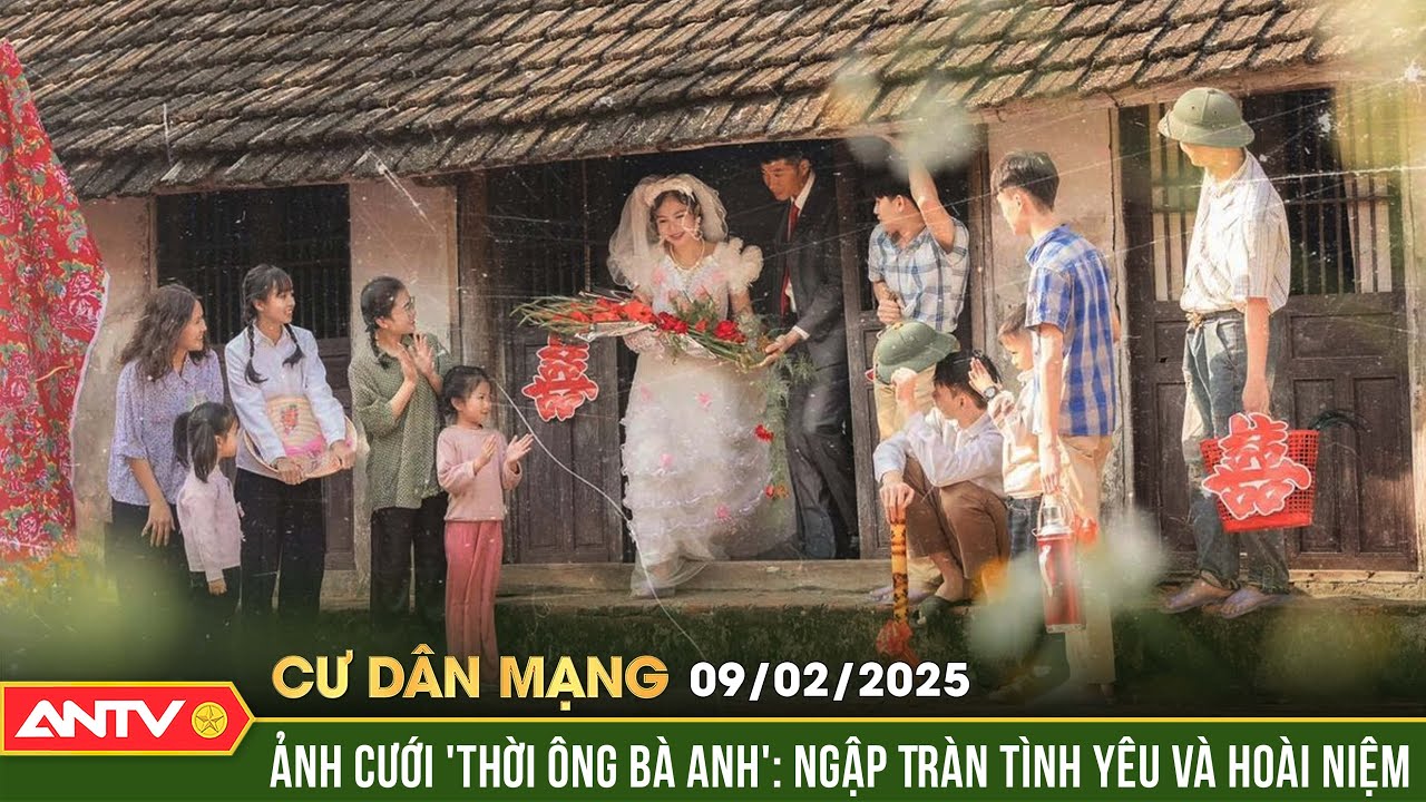 Bộ ảnh cưới 'thời ông bà anh' của cặp đôi Bắc Giang gây sốt mạng | Cư dân mạng | ANTV