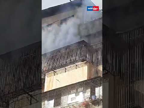 Breaking Fire breaks 0ut on 6th floor of the Sinchan building in Andheri West Mumbai 