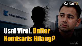Daftar Komisaris Krakatau Posco Mendadak Hilang! Nama Asisten Raffi Ahmad Jadi Sorotan