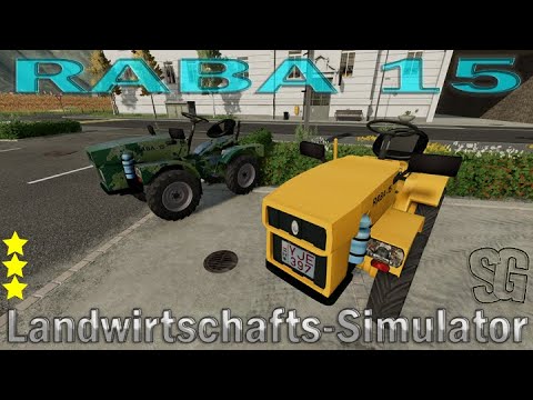 Raba 15 Garden tractor v1.1