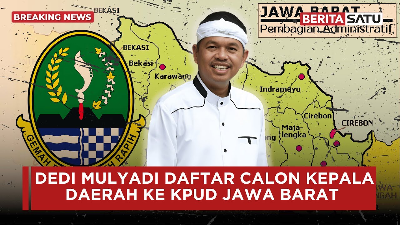🔴 BREAKING NEWS | Dedi Mulyadi Daftar Calon Kepala Daerah Ke KPUD Jawa Barat