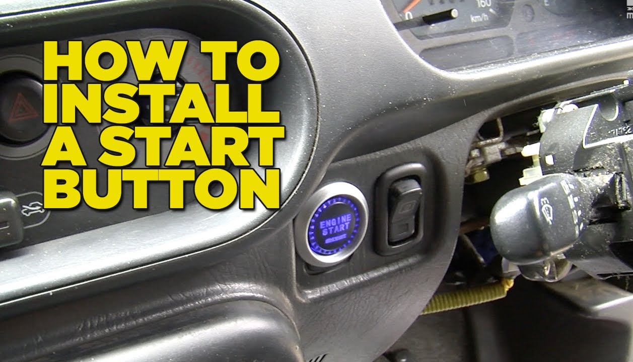 How to Install A Start Button - YouTube 1996 nissan sentra car stereo wiring 