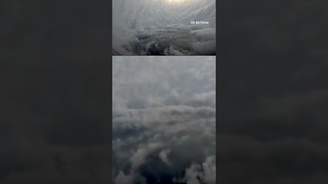 MUST-SEE: Inside the EYE of a Category 5 hurricane #shorts #foxnews #weather