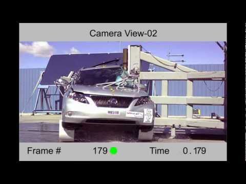 Video de la prueba de accidente de Lexus RX desde 2008