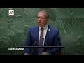 Israeli envoy shreds copy of UN Charter, denounces resolution granting Palestine new rights - 00:55 min - News - Video