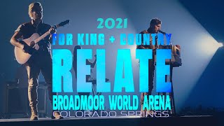 For King & County Relate Tour live Colorado Springs CO 2021!