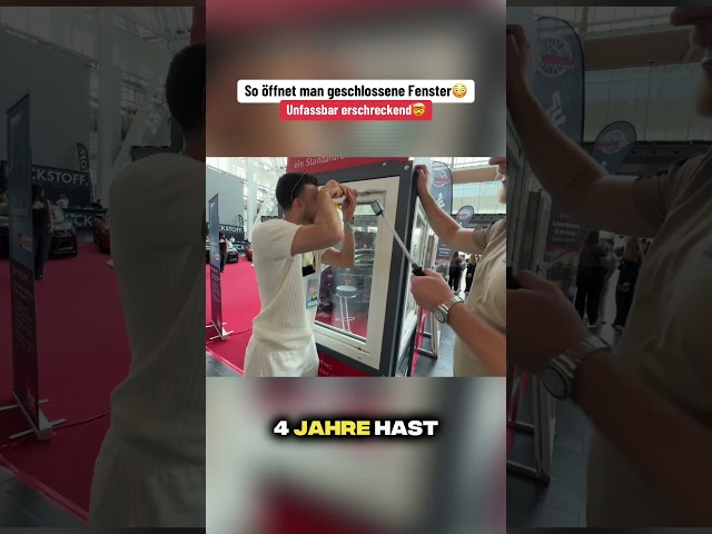 So öffnet man geschlossene Fenster😳 | #funny #crazy #clips #fy #lustig #fenster #haus #schutz #fyp